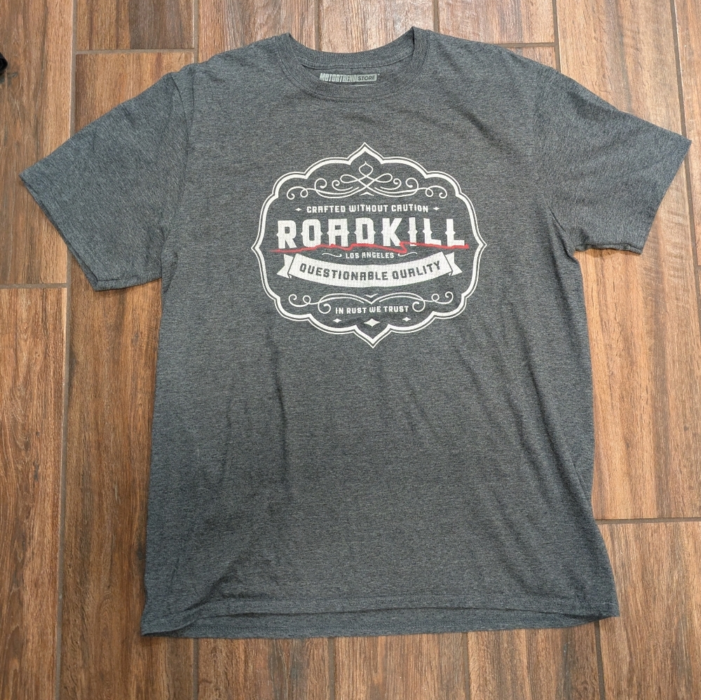 Gray Men's Roadkill T-Shirt Large